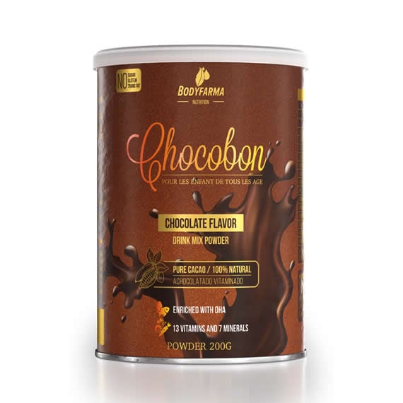 Achocolatado saudável Chocobon da Bodyfarma Nutrition