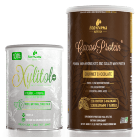 Whey Cacao Protein 450g + Xylitol+ 200g
