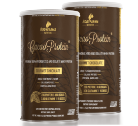 Combo 2 Potes Whey Cacao Protein Gourmet Chocolate